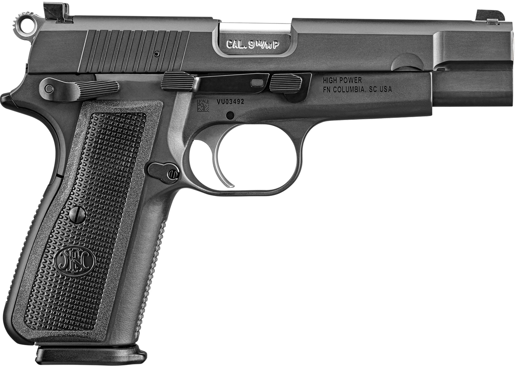 FNM HIGH PWR 9MM DA BLK 17RD