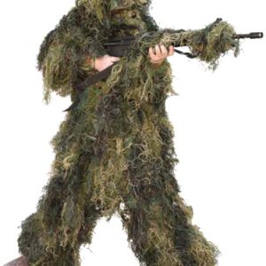 RED ROCK 5 PIECE GHILLIE SUIT - WOODLAND YOUTH MEDIUM