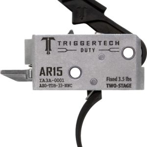 TRIGGERTECH AR-15 TWO STAGE - BLACK DUTY CURVED 3.5LB