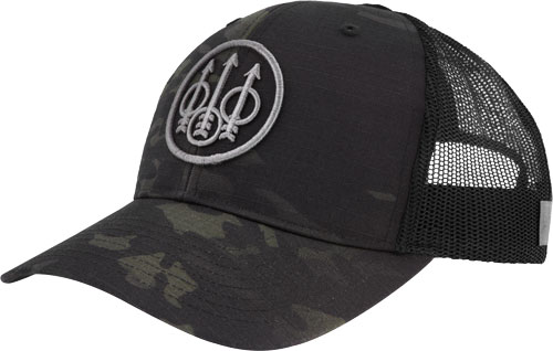 BERETTA CAP TRUCKER CIRCLE - PATCH MESH BACK BLACK MULTICAM - Image 2
