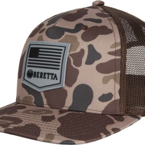 BERETTA CAP PM TRUCKER R 112 - RUBBER PATCH BROWN DUCK CAMO