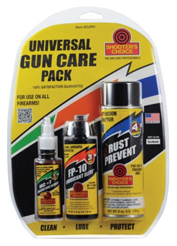 SHOOTERS CHOICE UNIVERSAL GUN - GUN CARE CHEMICALS KIT