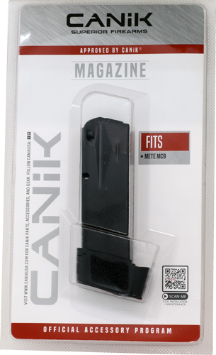 CANIK MAGAZINE METE MC9 MICRO - COMPACT 9MM 15RD FGE BLACK
