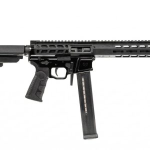 Wraithworks WARMP45 Radial Delay Side-charging AR Pistol - Black | .45ACP | 8" Barrel | 7" M-LOK Rail | SBA3 Brace | Accepts UMP-45 Mags