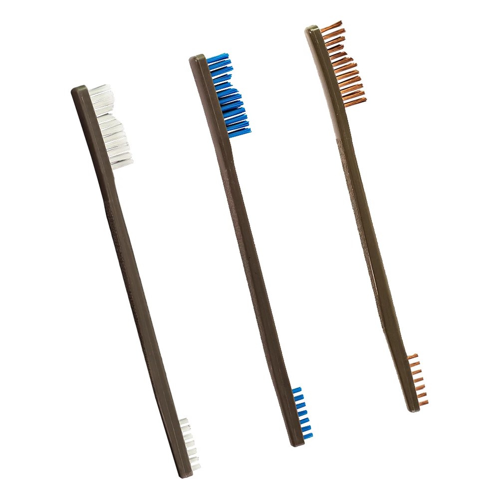OTIS RECEIVER BRUSH 3-PACK – NYLON BLUE NYLON BRONZE