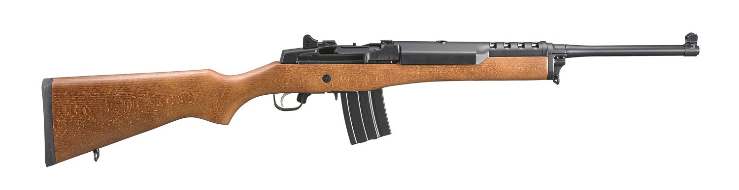 RUGER MINI-14 223 BL/WD RANCH 20RD
