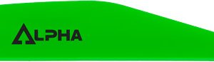 BOHNING ALPHA AR 1250 VANE - 2.8" NEON GREEN 36PK