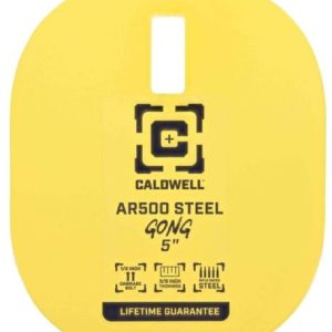 CALDWELL AR500 5" STEEL TARGET - YELLOW