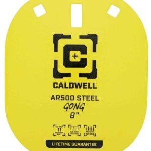 CALDWELL AR500 8" STEEL TARGET - YELLOW