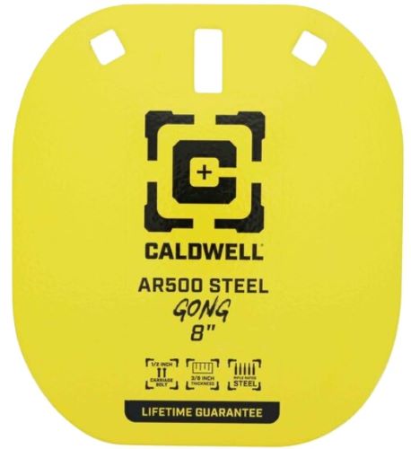 CALDWELL AR500 8" STEEL TARGET - YELLOW