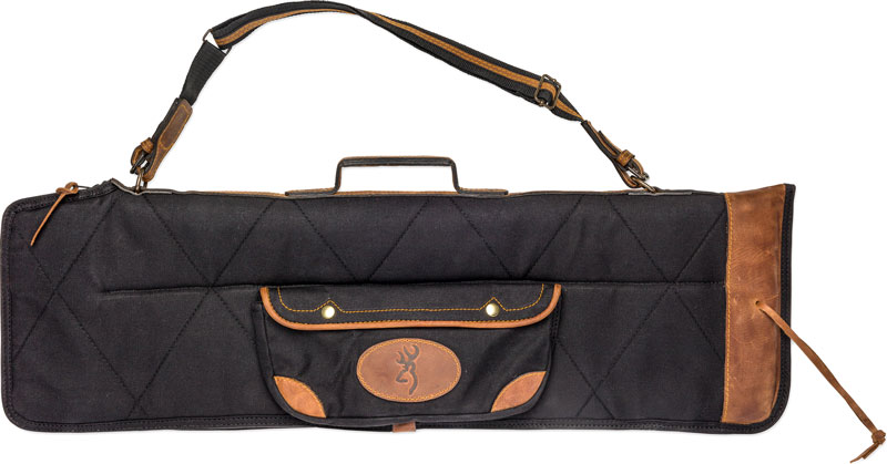 BROWNING LONA CANVAS GUN CASE - 34.5" O/U TKDWN BLK/BRWN TRIM