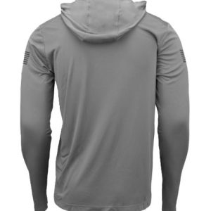 GLOCK HOODED PERFORMANCE LONG - SLEEVE SHIRT 2XL GREY