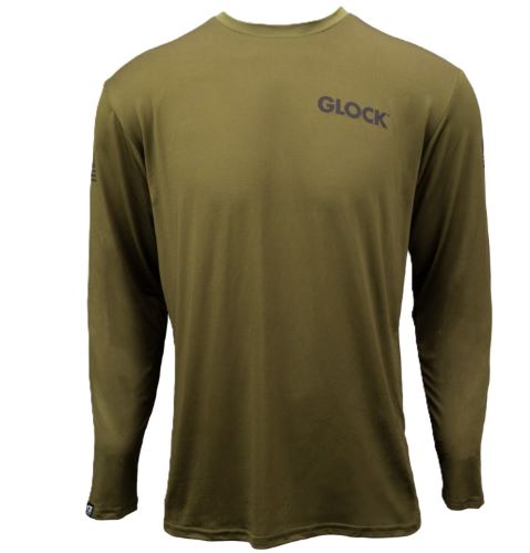 GLOCK PERFORMANCE LONG SLEEVE - SHIRT 2XL MILITARY GREEN - Image 2