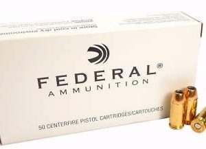 Federal 45 Auto Ammunition F45D 230 Grain Jacketed Hollow Point 50 rounds