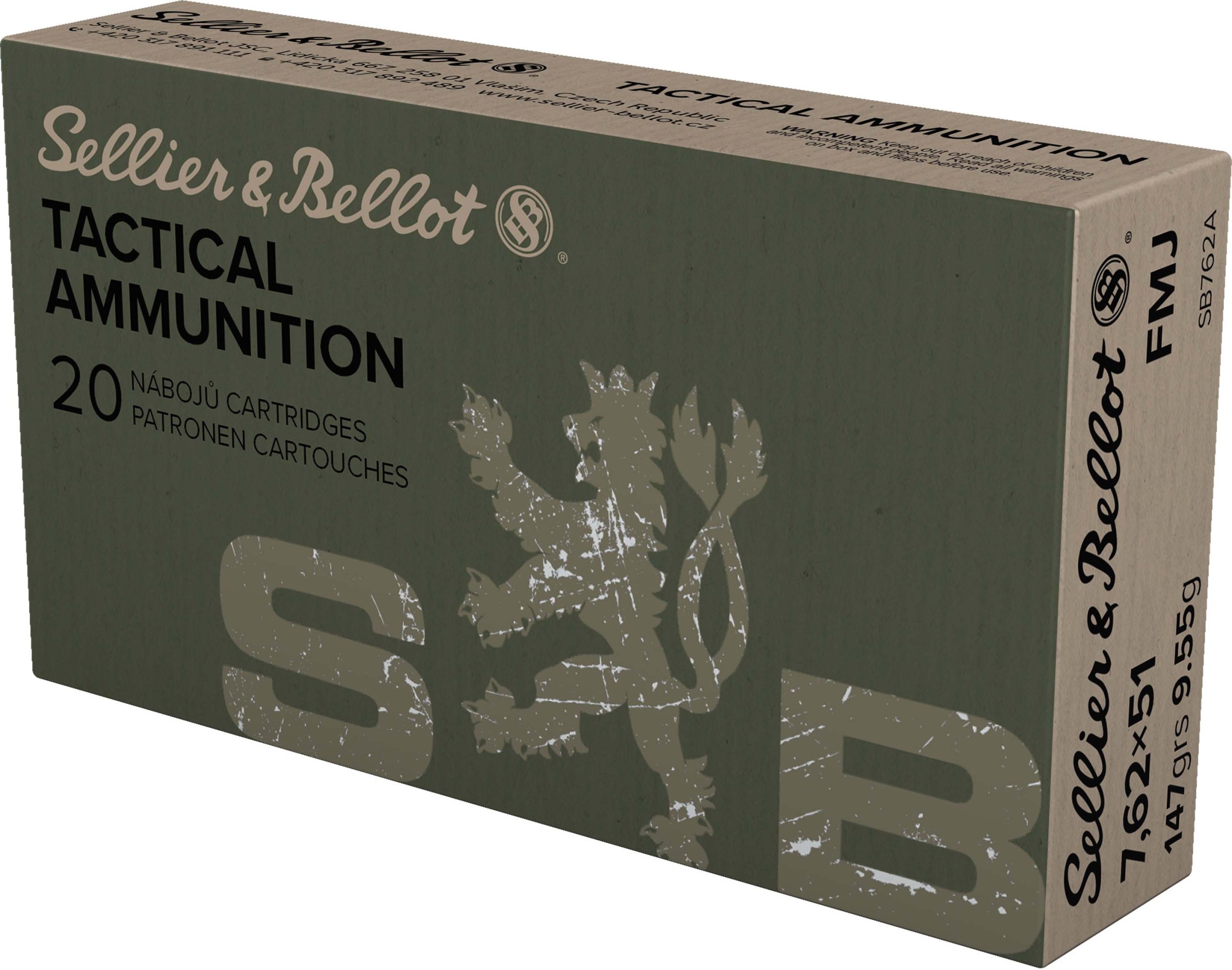 S&B 7.62NATO 147GR FMJ 20RD