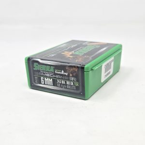 Sierra 6mm (.243 Dia) Reloading Bullets Tipped Gameking SRAA4110T 100 Grain Boat Tail Ballistic Tip
