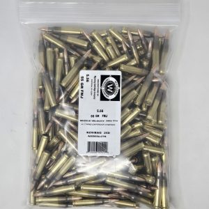 Wyoming Cartridge Company 5.56x45mm NATO Ammunition WCC556A250 55 Grain Full Metal Jacket BAG 250 Rounds