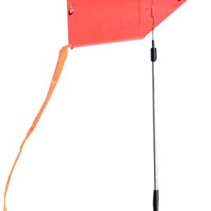 MTM WIND READER SHOOTING RANGE - FLAG ORANGE W/FLAG AND STAKE