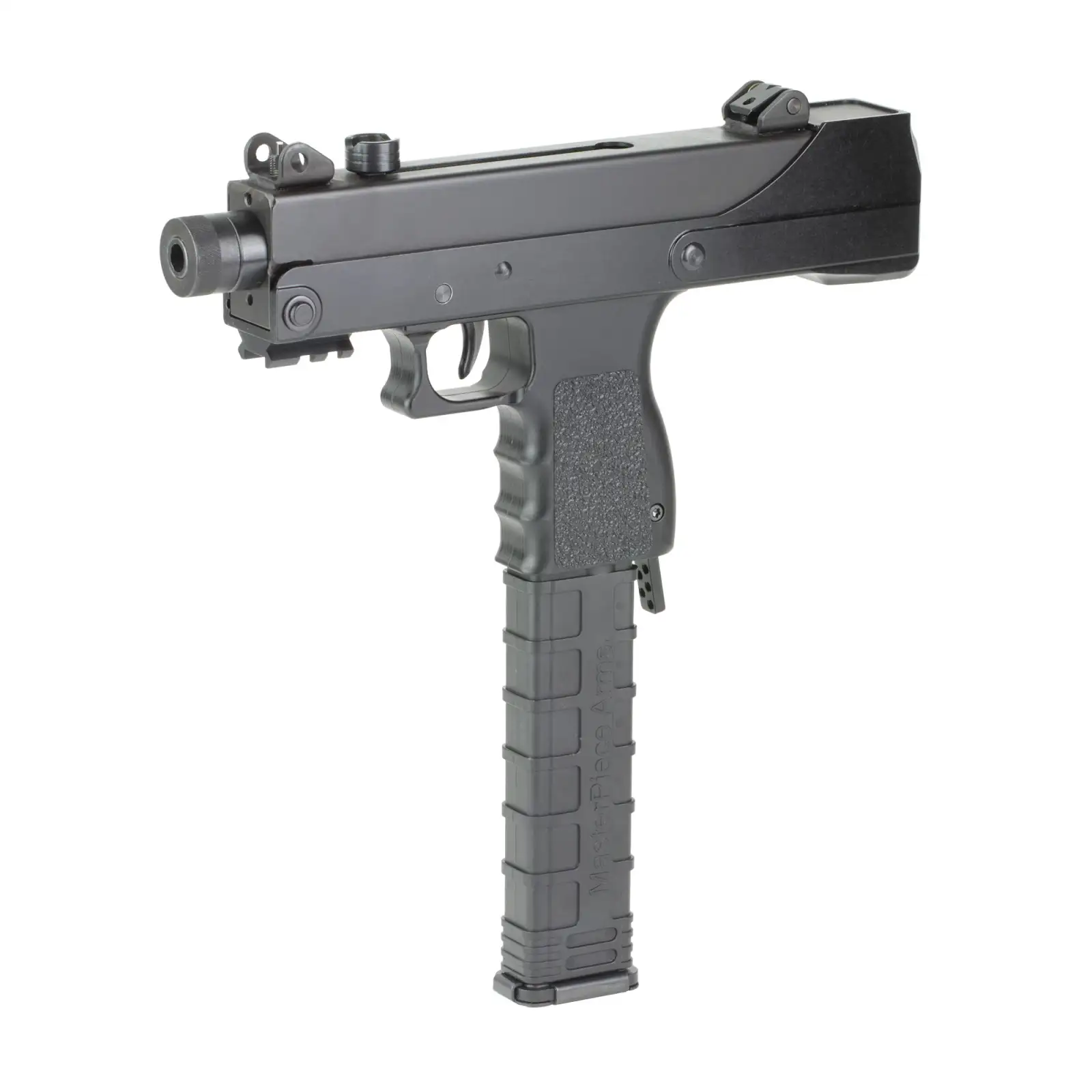 MASTERPIECE ARMS DEFENDER 30T 9MM PISTOL 4.5" T.B TOP COCKER BLACK ADJ SIGHTS 1-30RD MAGAZINE - Image 3