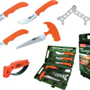 ACCUSHARP GAME PROCESSING KIT - COMPLETE 9-PIECE KIT W/HD CASE