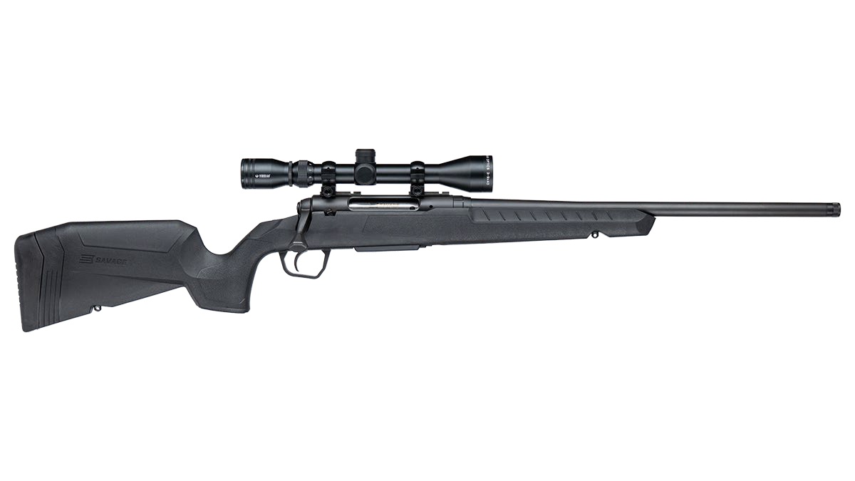 SAVAGE ARMS AXIS 7MM-08 BL/SYN 20" PKG TB