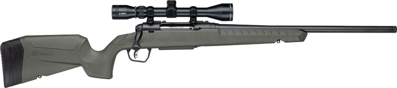 SAVAGE AXIS 2 XP 270 20" - THREADED W/3-9X40 BLACK/GREEN