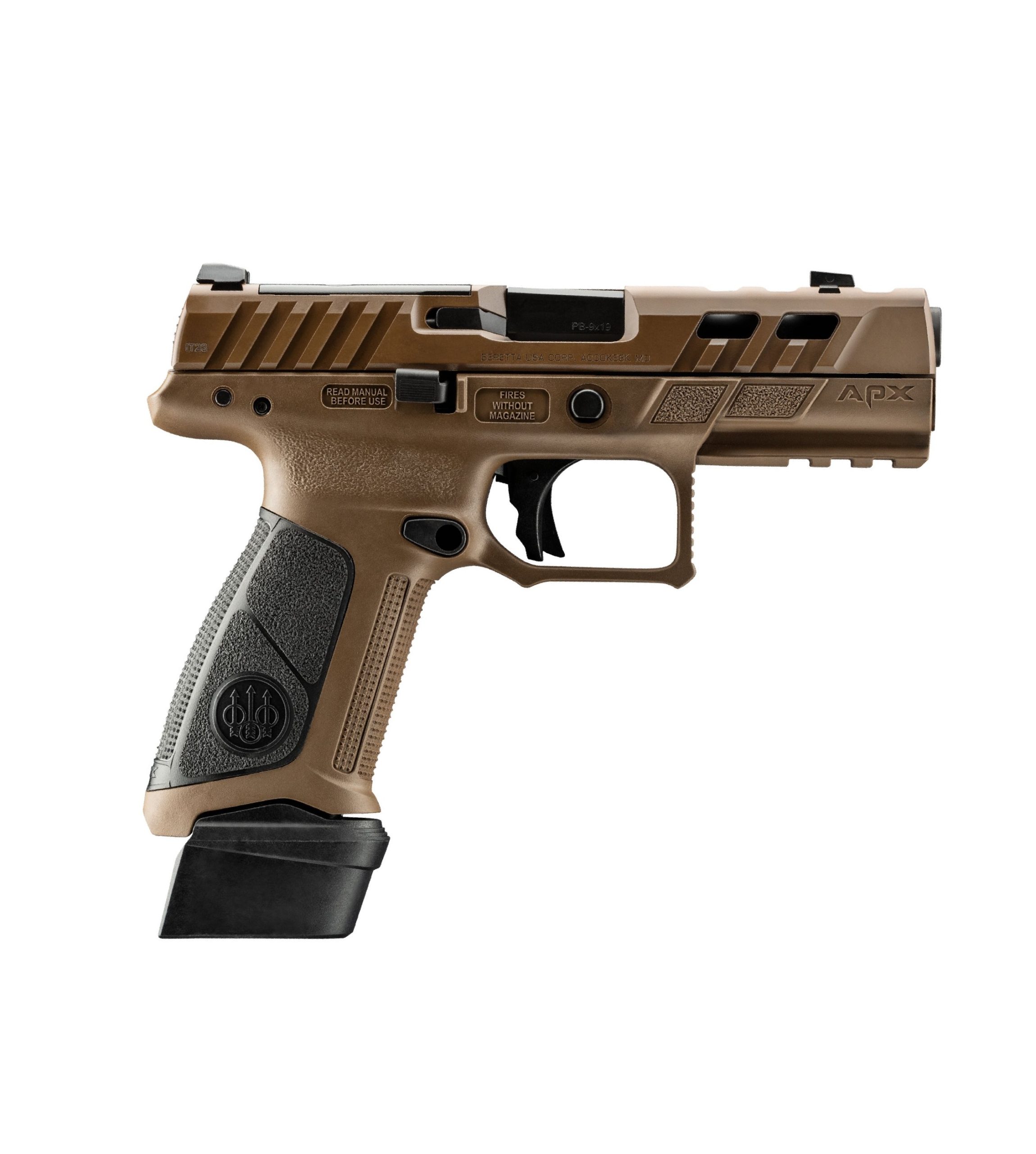 BERETTA APX A1 PORTED 9MM FDE 21+1