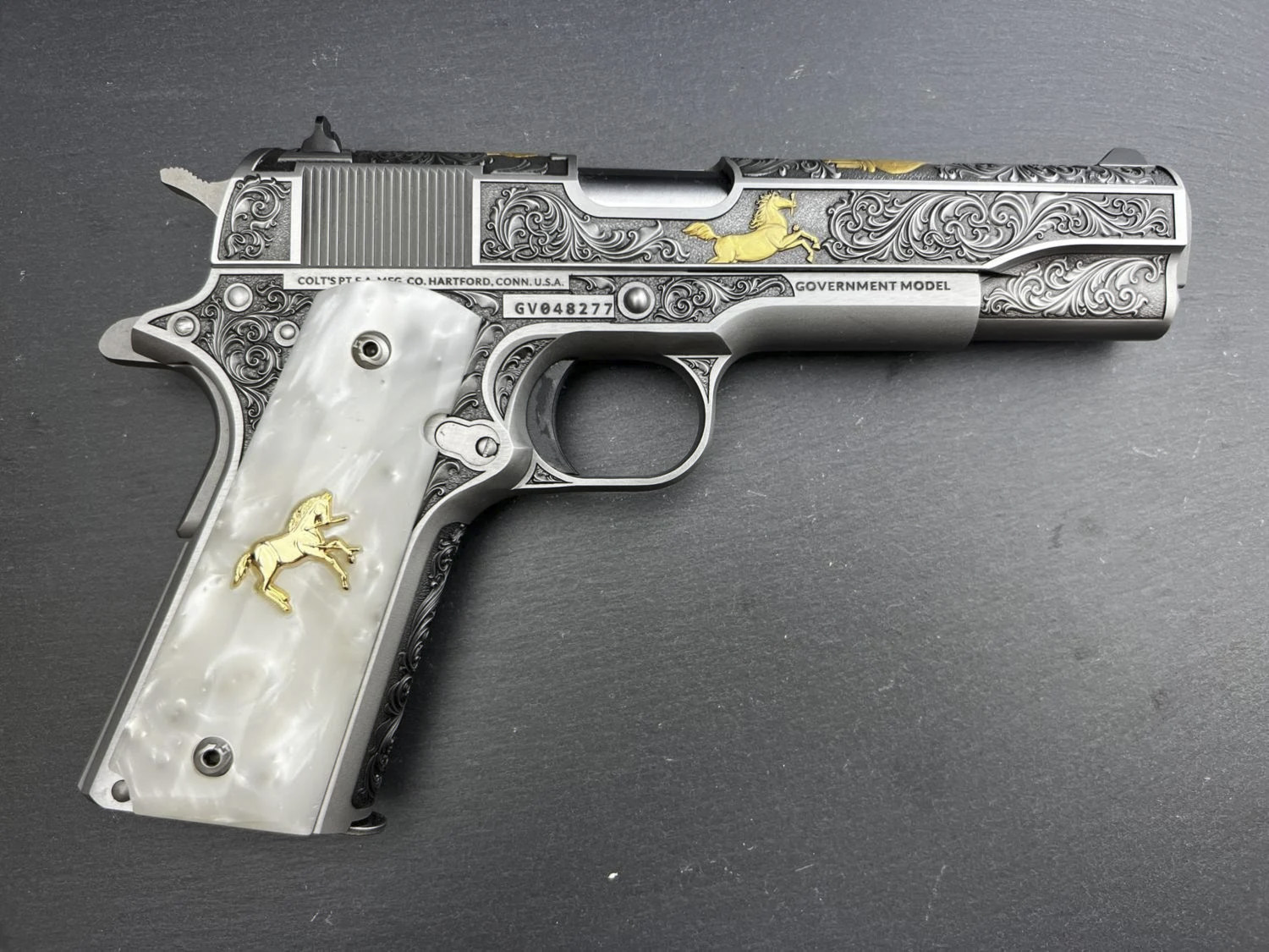 CLT 1911 MSTR SCR GLD 45AP 5SS