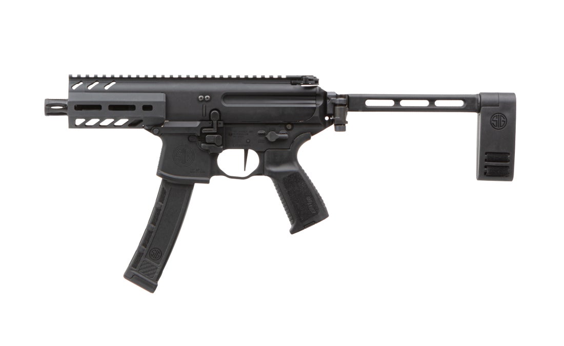 SIG SAUER MPX SBR 9MM 4.5" MLOK, FOLDING STOCK 1-35RD MAG