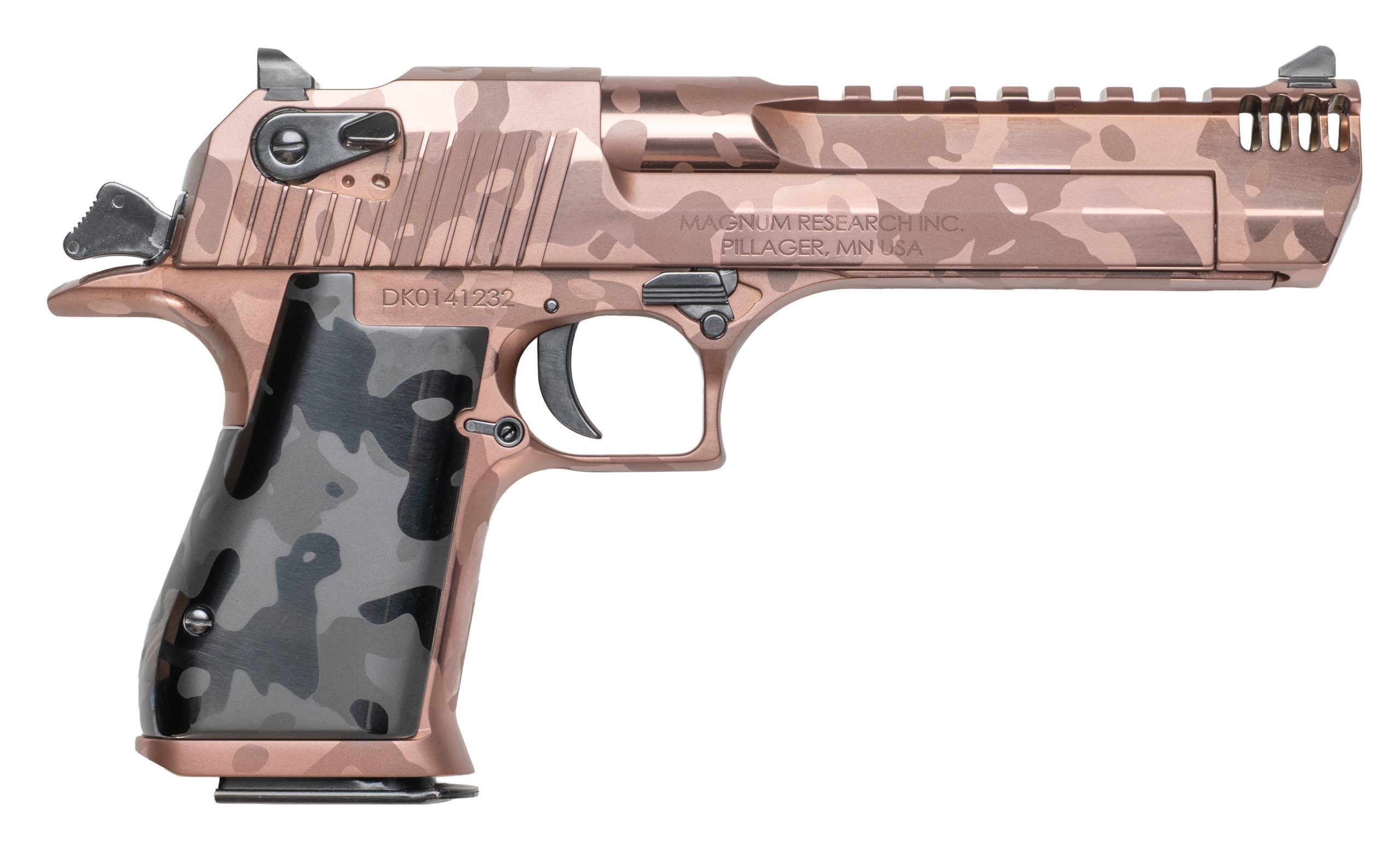 MAGNUM RESEARCH DESEART EAGLE MARK XIX EMBER REAPER 50AE PISTOL ROSE GOLD CAMO 6" 1 OF 300