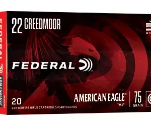 FEDERAL AE 22 CREEDMOOR 75GR FMJ 20/BX 10BX/CS