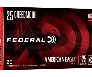 FEDERAL AE 25 CREEDMOOR 125GR FMJ 20/BX 10BX/CS
