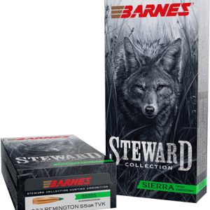 BARNES STEWARD 223 REM 55GR - TIPPED VARMINTKING 20RD 10BX/C