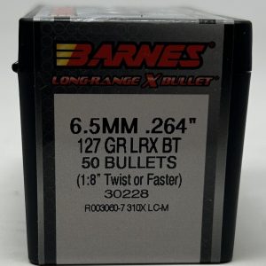 Barnes 6.5mm (.264 Dia) Reloading Bullets Copper LRX B30228 127 Grain Boat Tail Ballistic Tip 50 Pieces