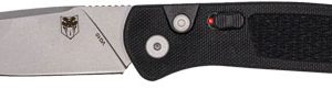 COBRATEC RECON PUSH BUTTON - AUTO 3.12" BLACK G10