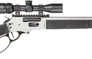 S&W 1854 LARGE LOOP 45-70 GOVT - SCOPED 20" STAINLESS SYNTHETIC