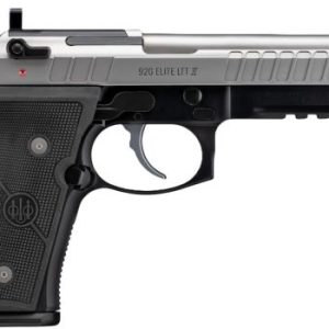 BERETTA 92G ELITE LTT 2 9MM - 4.7" 15RD INOX BLACK TWO TONE