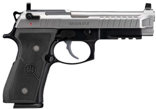 BERETTA 92G ELITE LTT 2 9MM - 4.7" 15RD INOX BLACK TWO TONE