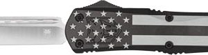 COBRATEC LARGE FS3 OTF BLACK - OUT FLAG 3.5" D2 TANTO NS