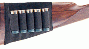 MICHAELS SHOTGUN BUTTSTOCK - SHELL CARRIER 5-LOOP BLACK