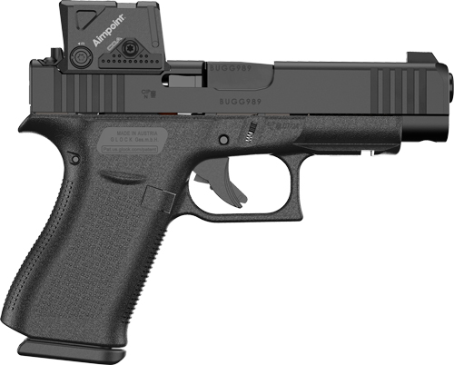 GLOCK 48 MOS8 9MM FS 15RD - AIMPOINT COA BLACK FRONT RAILS
