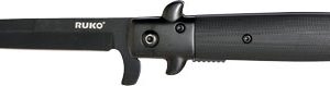 RUKO FOLDER BLACKOUT SPRING - ASSIST 4" G10 CLAMSHELL