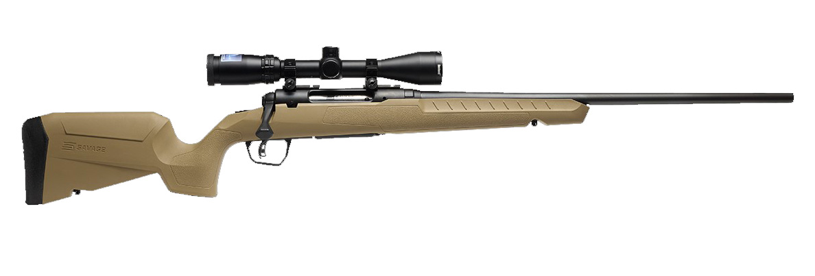 SAVAGE ARMS AXIS 2 CPT 400LEG BL/FDE PKG #
