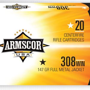 ARMSCOR 308WIN 147G FMJ 20RD BX 500RD CASE