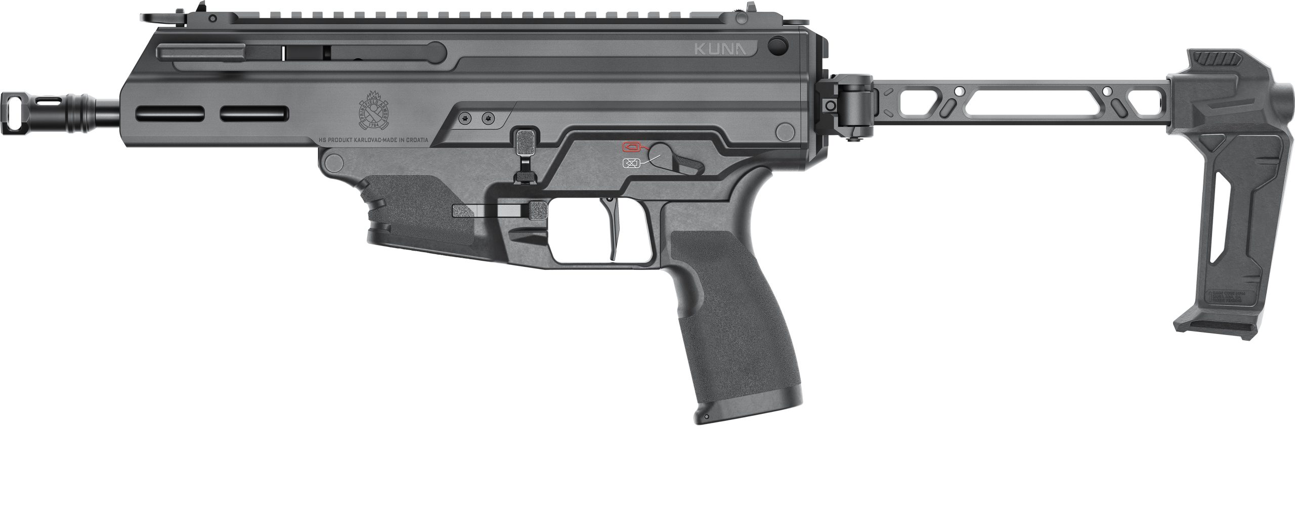 SPRINGFIELD ARMORY KUNA 40S&W 6.1" BK 10+1 BRACE