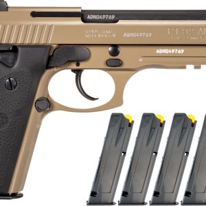 TAU PT92 9MM DA 18RD 6MAG FDE