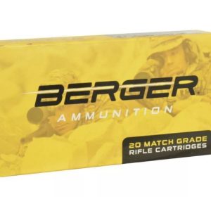 Berger 300 Win Mag Ammunition Match Classic Hunter 70010 168 Grain Open Tip Match 20 Rounds