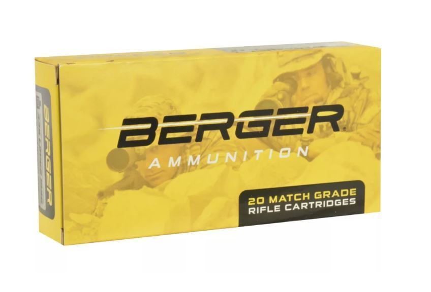 Berger 300 Win Mag Ammunition Match Classic Hunter 70010 168 Grain Open Tip Match 20 Rounds