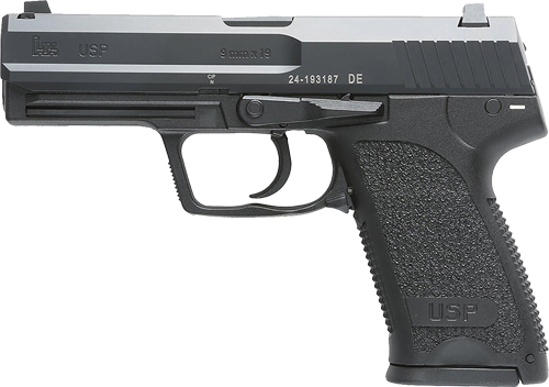 HK USP9 COMPACT V7 DAO 9MM - 4.25" BBL 2-15RD BLACK