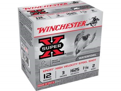 Winchester 12 GA Xpert High Velocity WEX123M2 3" 1-1/16 oz #2 Non-Toxic Steel Shot 250 rounds